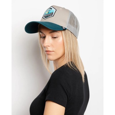 Casquette trucker multicolore The Indian Face Born to Fly 03-012-38