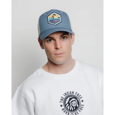 Casquette trucker multicolore The Indian Face Born to Bodyboard 03-012-39