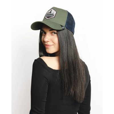 Casquette trucker multicolore The Indian Face Born to Run 03-012-45