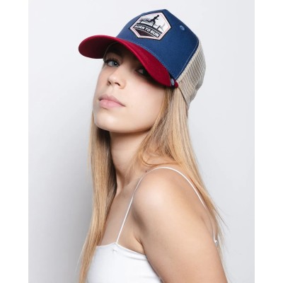 Casquette trucker multicolore The Indian Face Born to Run 03-012-46