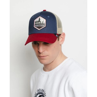Casquette trucker multicolore The Indian Face Born to Run 03-012-46