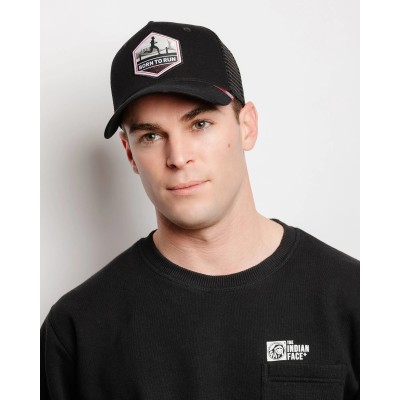 Casquette trucker multicolore The Indian Face Born to Run 03-012-48