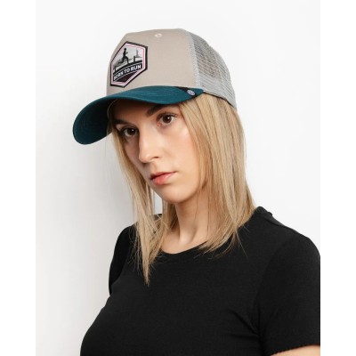 Casquette trucker multicolore The Indian Face Born to Run 03-012-49