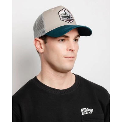 Casquette trucker multicolore The Indian Face Born to Run 03-012-49
