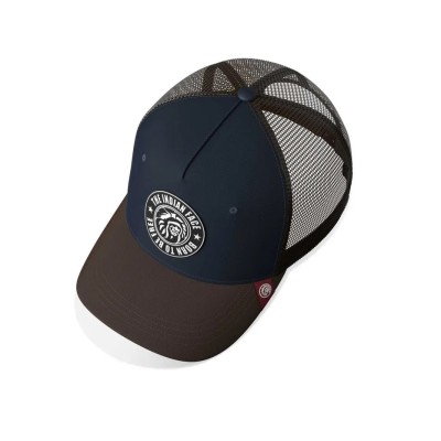 Casquette trucker BLEU/MARRON The Indian Face Born to be free 03-013-03
