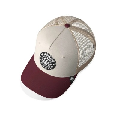 Casquette trucker Marron/Gris/Rouge The Indian Face Born to be free 03-013-07