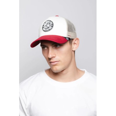 Casquette trucker Marron/Gris/Rouge The Indian Face Born to be free 03-013-07
