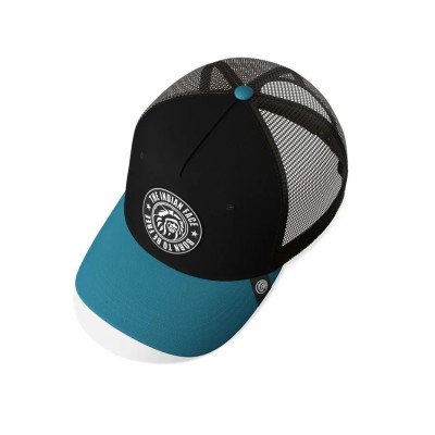 Casquette trucker BLEU/MARRON The Indian Face Born to be free 03-013-15