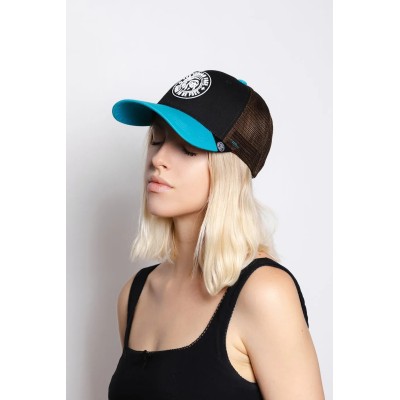 Casquette trucker BLEU/MARRON The Indian Face Born to be free 03-013-15