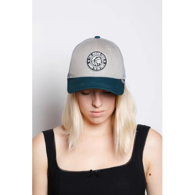 Casquette trucker GRIS/BLEU The Indian Face Born to be free 03-013-16