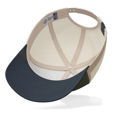 Casquette trucker VERT/BLEU MARINE The Indian Face Latitude 03-015-05