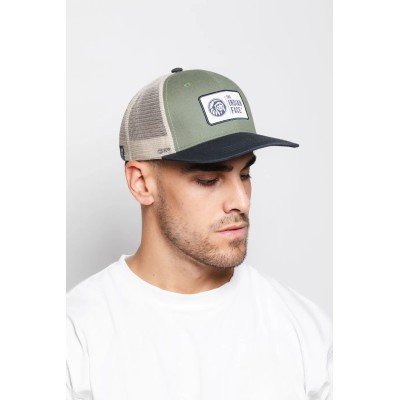 Casquette trucker VERT/BLEU MARINE The Indian Face Latitude 03-015-05