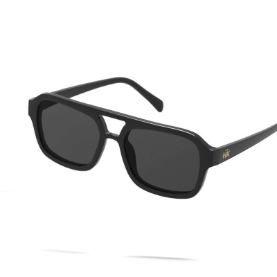 Lunettes de soleil noires HANUKEII CURAZAO HK-013-01
