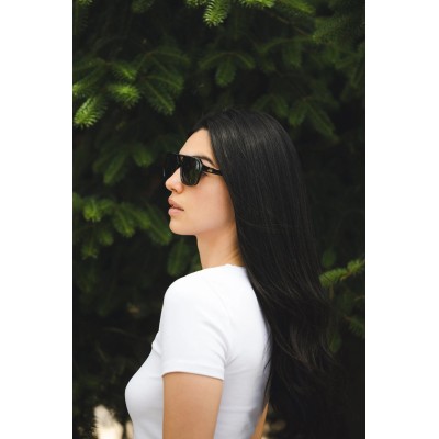 Lunettes de soleil noires HANUKEII CURAZAO HK-013-01