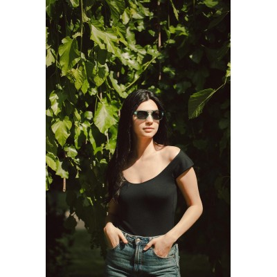 Lunettes de soleil Bleues HANUKEII CURAZAO HK-013-03