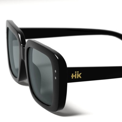 Lunettes de soleil noires HANUKEII BALI HK-024-01