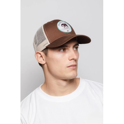 Casquette HANUKEII ELEPHANT Animal Soul Marron HK-A05-24M01C09-UN