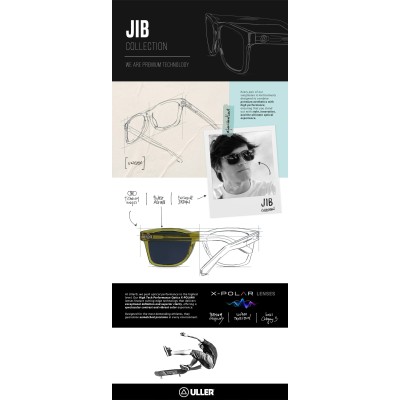 Lunettes de soleil ULLER JIB noir bleu UL-S18-02-UN