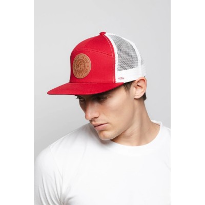 Casquette trucker The Indian Face PIPE 7  Rouge-Blanc IF-A05-23M02C04-UN