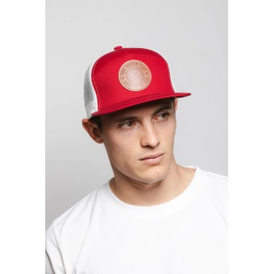 Casquette trucker The Indian Face PIPE 7  Rouge-Blanc IF-A05-23M02C04-UN