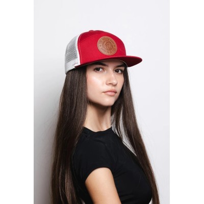 Casquette trucker The Indian Face PIPE 7  Rouge-Blanc IF-A05-23M02C04-UN