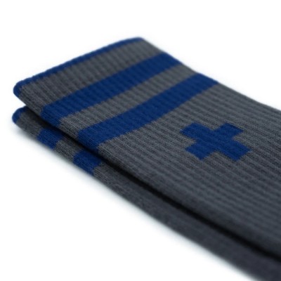 Chaussettes CREW gris et bleu The Indian Face® IF-A07-23M01C03-UN