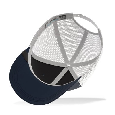 Casquette HANUKEII BAREFOOT Bleu-Blanc HK-A05-24M03C02-UN
