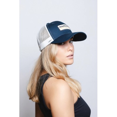 Casquette HANUKEII BAREFOOT Bleu-Blanc HK-A05-24M03C02-UN