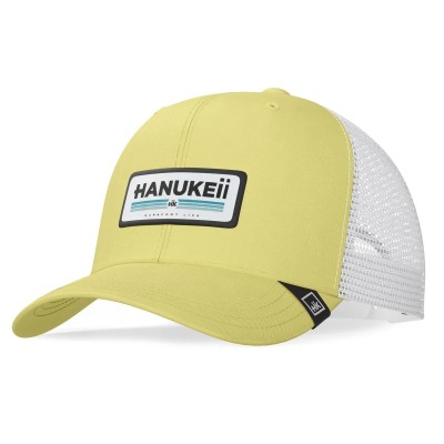Casquette HANUKEII BAREFOOT Jaune-Blanc HK-A05-24M03C04-UN