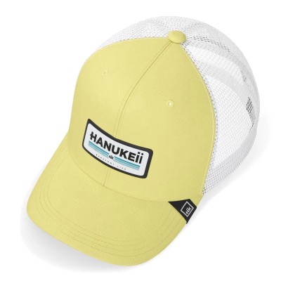 Casquette HANUKEII BAREFOOT Jaune-Blanc HK-A05-24M03C04-UN
