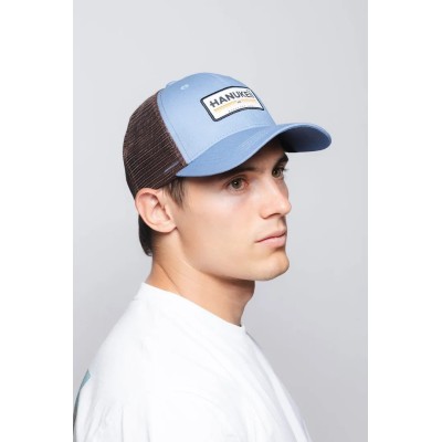 Casquette HANUKEII BAREFOOT Bleu-Marron HK-A05-24M03C07-UN