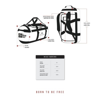 Sac à dos The Indian Face LATITUDE 70L Rouge IF-A09-23M01C04-UN