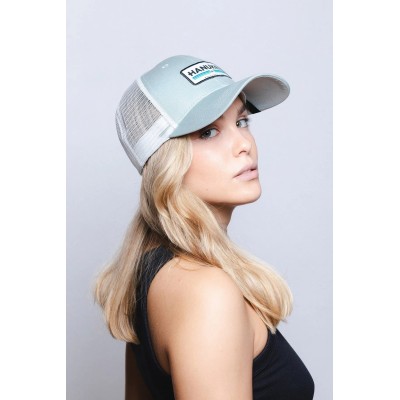 Casquette HANUKEII BAREFOOT Vert-Blanc HK-A05-24M03C08-UN