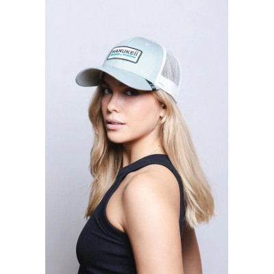 Casquette HANUKEII BAREFOOT Vert-Blanc HK-A05-24M03C08-UN