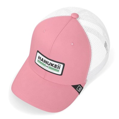 Casquette HANUKEII BAREFOOT Rose-Blanc HK-A05-24M03C11-UN