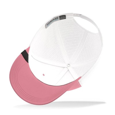 Casquette HANUKEII BAREFOOT Rose-Blanc HK-A05-24M03C11-UN