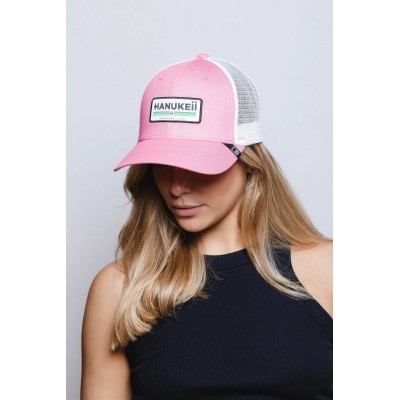 Casquette HANUKEII BAREFOOT Rose-Blanc HK-A05-24M03C11-UN