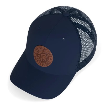 Casquette Trucker The Indian Face Born to Be Free Bleu marine IF-A05-23M01C03
