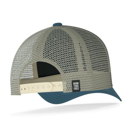 Casquette Trucker The Indian Face Born to Be Free Bleu IF-A05-23M01C05