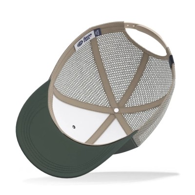 Casquette Trucker The Indian Face Born to Be Free Vert/Beige IF-A05-23M01C09