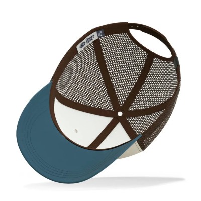 Casquette Trucker The Indian Face Born to Be Free Beige/Bleu IF-A05-23M01C10