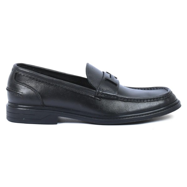 MOCASSIN HOMME EN CUIR NOIR