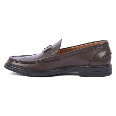 Mocassin homme en cuir marron élégant – MX-238-M
