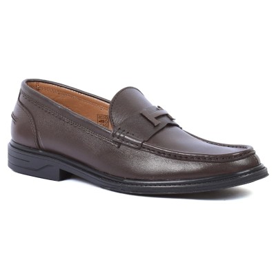 Mocassin homme en cuir marron élégant – MX-238-M
