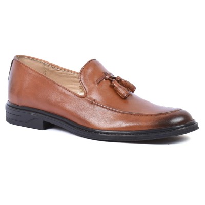 Mocassin homme en cuir camel élégant – MX-220-C