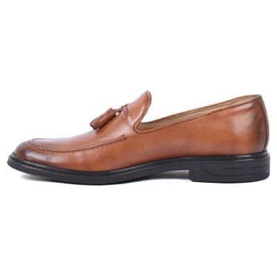 Mocassin homme en cuir camel élégant – MX-220-C