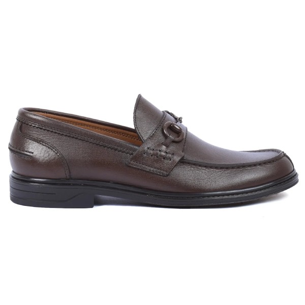 MOCASSIN HOMME EN CUIR MARRON