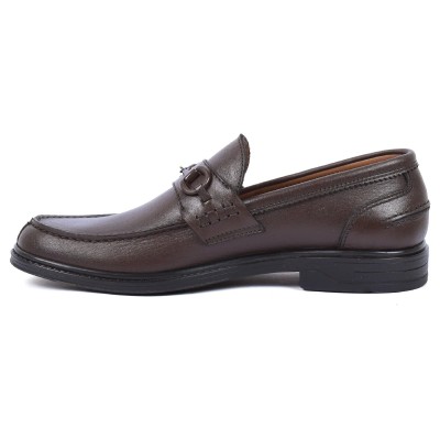 Mocassin homme en cuir marron élégant – MX-246-M