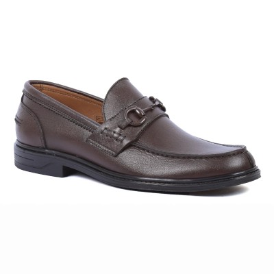 Mocassin homme en cuir marron élégant – MX-246-M