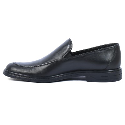 Mocassin homme en cuir noir élégant – MX-228-N